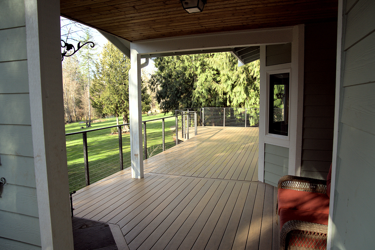 Covering a deck protects your investment from the elements and keeps the area cool and comfortable so you can enjoy your deck year-round