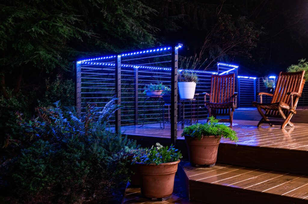 Light Strps  Outdoor deck lighting, Led deck lighting, Deck lighting